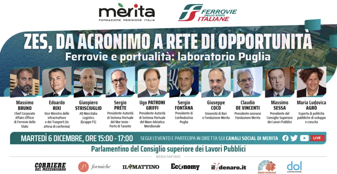 ZES, da acronimo a rete di opportunità - Ferrovie e portualità: laboratorio Puglia